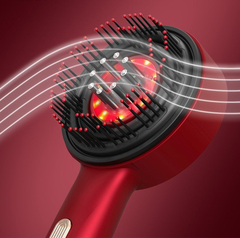 Electric Scalp Massage Comb with Red Light