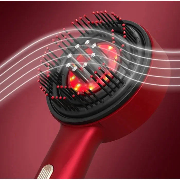 Electric Scalp Massage Comb with Red Light